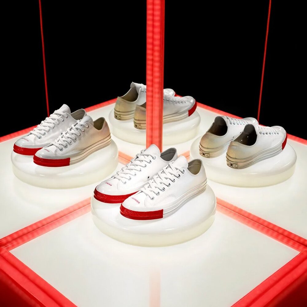 Men's White Undercover X Chuck 70 Low 'Order And Disorder'